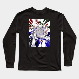 Bunte Wollknäule im Kreis - Long Sleeve T-Shirt